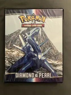 Ultra pro 4 pocket Pokemon binder Dialga And Palkia, With Miscellaneous Cards - Image 1