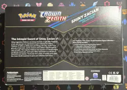 Pokemon TCG Crown Zenith Shiny Zacian Premium Figure Collection Box 2023 - Image 2