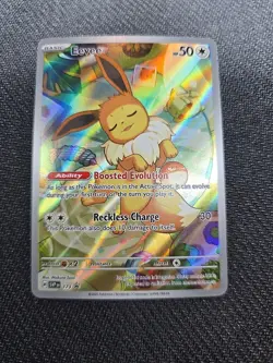 Pokemon Eevee TCG 173 Holo Promo Prismatic Evolutions NM Condition - Image 1