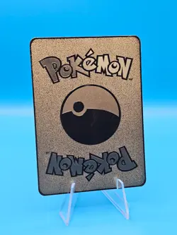 Charizard VMAX Rainbow Pokemon Gold Metal Card Collectible Gift Display - Image 2