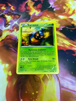 Karrablast 8/101 Noble Victories Regular NM-Mint Pokemon TCG - Image 1