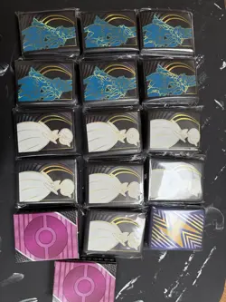 Pokemon Mega Evolution Mega Card Sleeves-Lot of 16 Packs Sealed - Image 1
