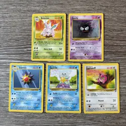 5x Pokemon Cards Wotc Vintage Card Bundle BASE SET 2 (48) - Image 1