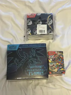 Pokemon TCG Phantasmal Flames Sealed Bundle - ETB + Booster Box + Booster Bundle - Image 1