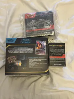 Pokemon TCG Phantasmal Flames Sealed Bundle - ETB + Booster Box + Booster Bundle - Image 2