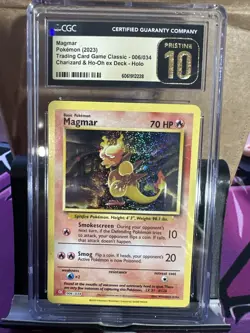 Magmar Pokemon 2023 Trading Card Game Classic - #006/034 Charizard & Ho-Oh EX - Image 1