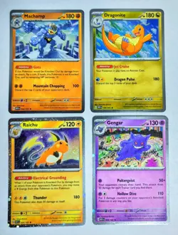 Pokemon 151 Sam’s Club Mini Tin Bundle Set of 4 Cosmos Holo Promos (Promos only) - Image 1