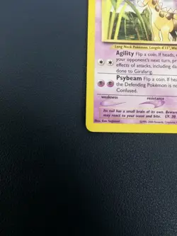 Pokemon Card Girafarig 58/111 Neo Genesis Common WOTC - Image 4