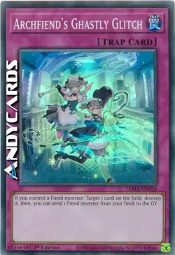 ARCHFIEND'S GHASTLY GLITCH • Super R • TAMA EN026 • 1Ed • YUGIOH! • ANDYCARDS - Image 1