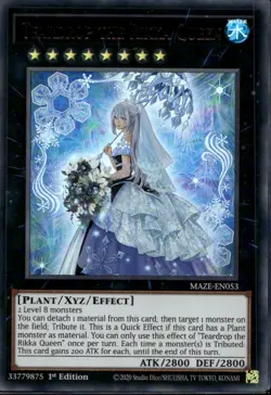 Teardrop the Rikka Queen 1st Ed Ultra Rare MAZE-EN053 Yu-Gi-Oh! - Image 1