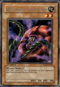 Rafflesia Seduction - Rare 1st Edition SOD-EN020 - MP - YuGiOh - Image 1