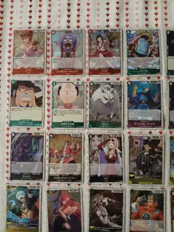 One Piece TCG Japanese Lot ×34 Pirate Foils And Foils (No Duplicates) - Image 2