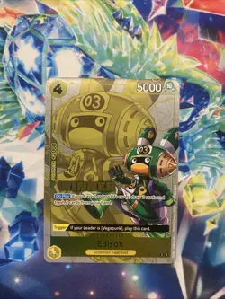 One Piece TCG - Edison OP07-100 Winner Promo- Englisch- Near Mint - Image 1