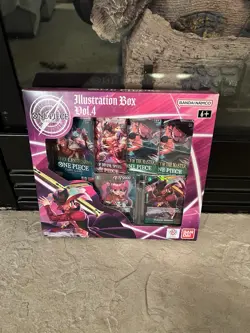 BANDAI One Piece Trading Card Game TCG Illustration Box Volume 4 VOL 4 Sealed - Image 1