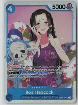 Boa Hancock OP01-078 One Piece Romance Dawn Super Rare Near Mint - Image 1