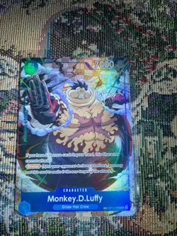Monkey.D.Luffy OP11-058 Carrying On His Will OP13 Treasure Rare TR One Piece TCG - Image 1