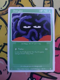 Pokepu - Dangles (Tangela) - Derpy Pokemon Parody / Fan Art Card - Image 1