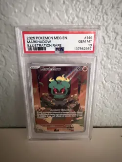 Pokemon TCG Marshadow Mega Evolution Illustration Card 146/132 - Image 1