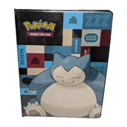 Ultra Pro ULP85528-P Binder Portfolio Pokemon Snorlax W/ Card Sleeves 2017 - Image 1