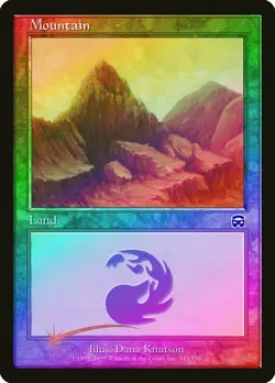 Mountain (345) FOIL Mercadian Masques PLD Basic Land MAGIC MTG CARD ABUGames - Image 1