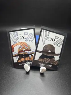 One Piece Card Game | DP-08 DON!! (3D) & DP-08 | DON!! (2Y) NM Luffy Nami Zoro - Image 1
