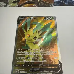 Leafeon V 070/069 SR Japanese S6a Eevee Heroes Full Art Pokemon Card 2021 - Image 2