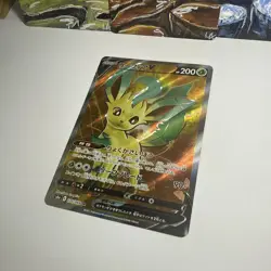 Leafeon V 070/069 SR Japanese S6a Eevee Heroes Full Art Pokemon Card 2021 - Image 3