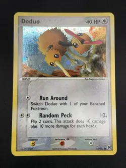 Doduo 62/112 Reverse Holo Ex Fire Red & Leaf Green Common 2004 Pokemon Card NM - Image 1