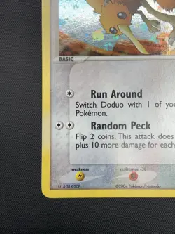 Doduo 62/112 Reverse Holo Ex Fire Red & Leaf Green Common 2004 Pokemon Card NM - Image 4