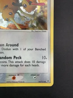 Doduo 62/112 Reverse Holo Ex Fire Red & Leaf Green Common 2004 Pokemon Card NM - Image 5