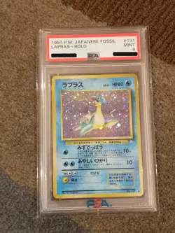 Swirl - Pokemon Karte/Card - Lapras Holo - Fossil Set Jap - PSA 9 - #131 - 1997 - Image 1