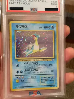 Swirl - Pokemon Karte/Card - Lapras Holo - Fossil Set Jap - PSA 9 - #131 - 1997 - Image 3