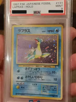 Swirl - Pokemon Karte/Card - Lapras Holo - Fossil Set Jap - PSA 9 - #131 - 1997 - Image 5