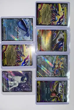 Pokemon 7-Card Ultra Rare Lot GX EX Full Art Gold Holo Parallels - Image 1