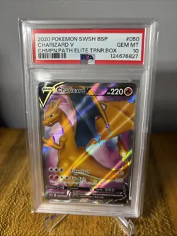 Charizard V SWSH050 SWSH: Sword & Shield Promo Cards Psa 10 - Image 1