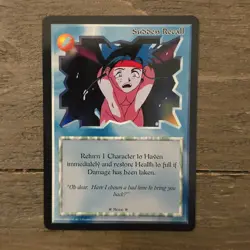 1997 Ani-Mayhem CCG Promo Demo Sudden Recall (Tenchi Muyo) Rare Vintage Card NM - Image 1