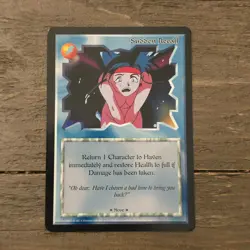 1997 Ani-Mayhem CCG Promo Demo Sudden Recall (Tenchi Muyo) Rare Vintage Card NM - Image 2