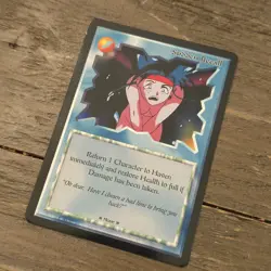 1997 Ani-Mayhem CCG Promo Demo Sudden Recall (Tenchi Muyo) Rare Vintage Card NM - Image 3