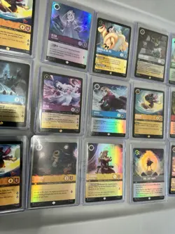29 Card Hits Lot of Lorcana Fabled- Enchanted, Epic, Legendary All Pack-Sleeve - Image 1