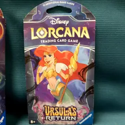 New Sealed Disney Lorcana Trading Card Game Starter Deck & 3 Add To Packs - Image 4