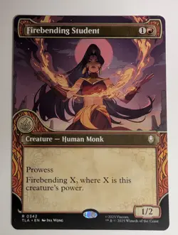 MTG - Firebending Student - TLA - R Showcase - 342 - Image 1