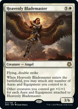 MTG Heavenly Blademaster [Game Night: Free-for-All] Near Mint Magic - Image 1
