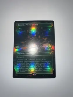 MTG Boseiju, Who Endures 412 Borderless Foil Kamigawa Neon Dynasty NM Rare - Image 1