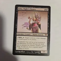 [1x] KIKU, NIGHT'S FLOWER MTG LP Champions of Kamigawa Rare Magic - Image 1