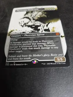 Phyrexian Vindicator (Borderless Ichor) Phyrexia: All Will Be One - Near Mint - Image 1