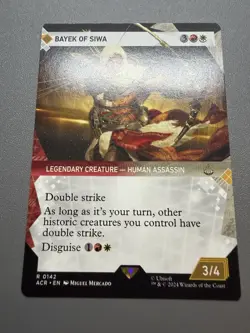 MTG Bayek of Siwa Showcase Universes Beyond: Assassin's Creed Regular R 0142 NM - Image 1