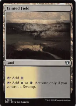 Tainted Field U Commander Masters 1039 LP-NM - Image 1