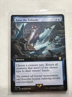 Raise the Palisade (Extended Art) Commander: the Lord of the Rings Regular - Image 1