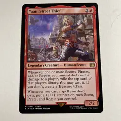 x1 Vaan, Street Thief FIN Final Fantasy MTG 168 NP Regular - Image 1