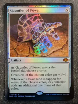 Gauntlet of Power - Foil - Dominaria Remastered (MTG) - Image 1